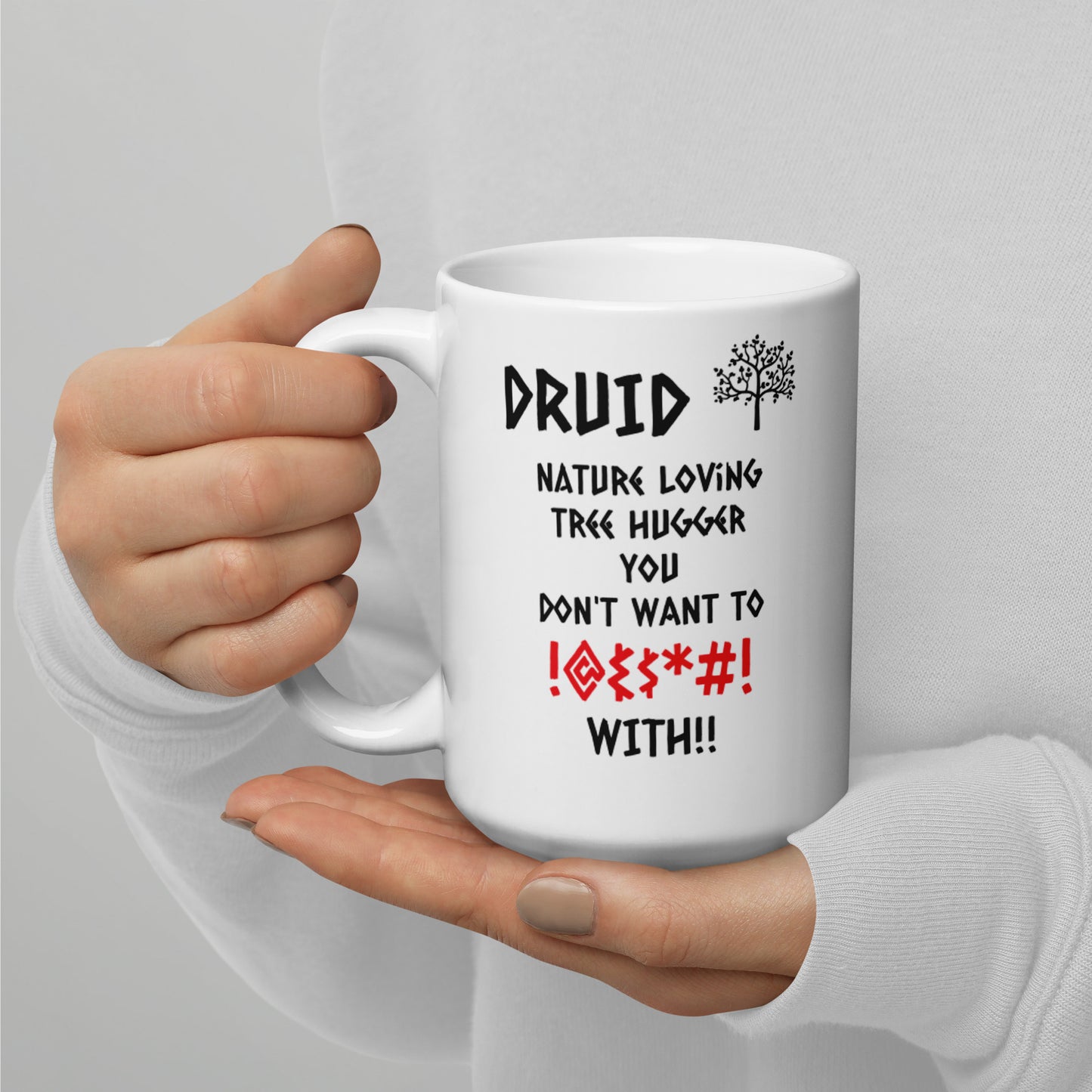 Druid Mug White