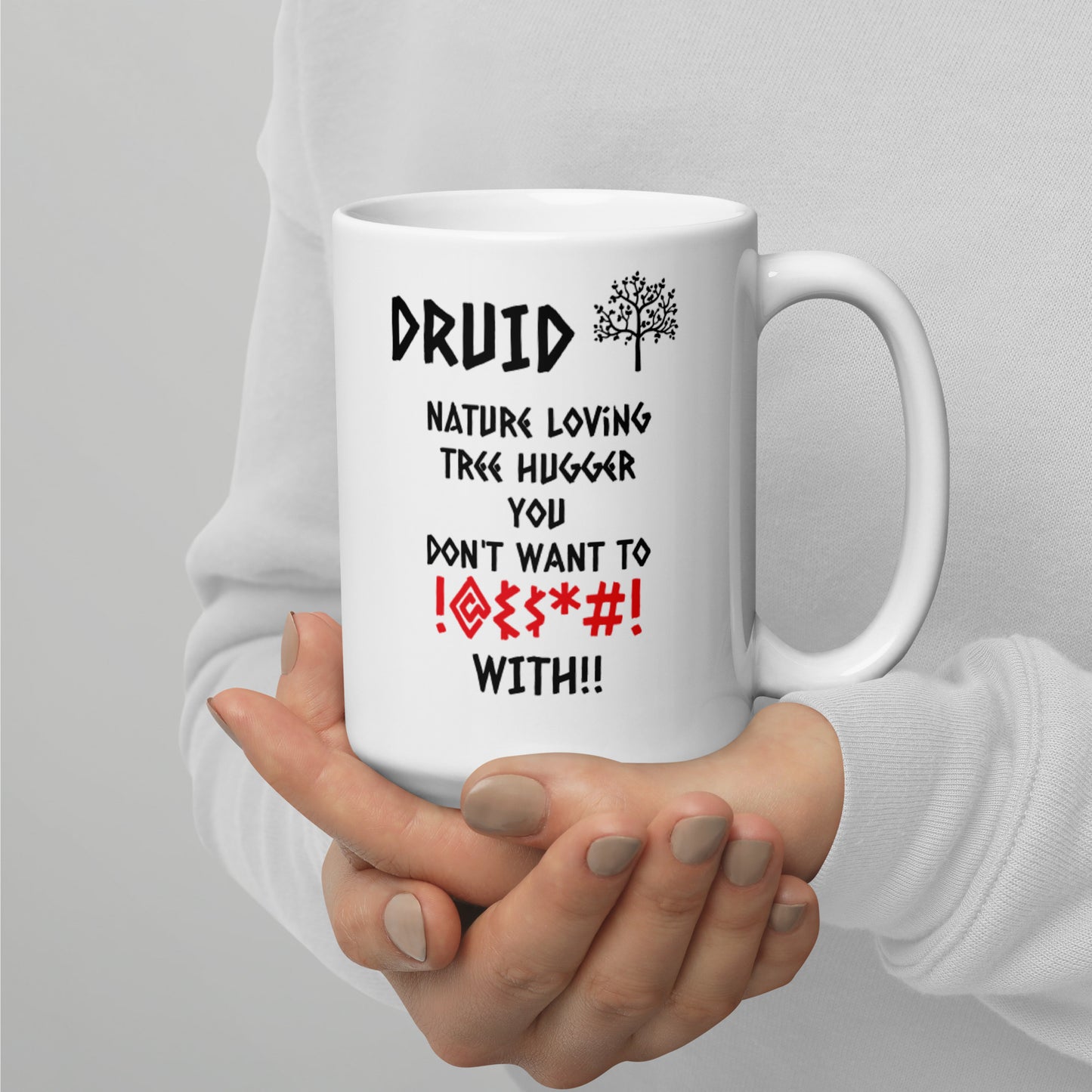 Druid Mug White