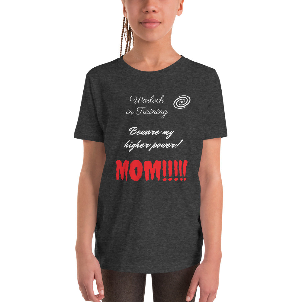 Kids Warlock in Training MOM T-Shirt